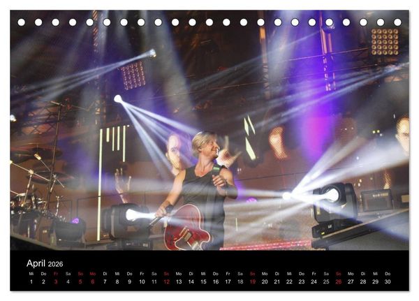 Produktbild: Veranstaltungsmomente (Tischkalender 2026 DIN A5 quer), CALVENDO Monatskalender