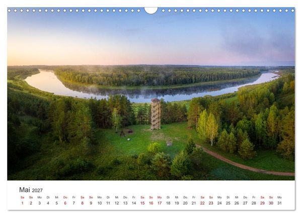 Produktbild: Fernweh Kalender (Wandkalender 2027 DIN A3 quer), CALVENDO Monatskalender