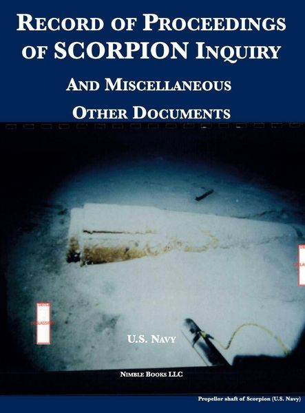 Produktbild: Record of Proceedings of SCORPION Inquiry