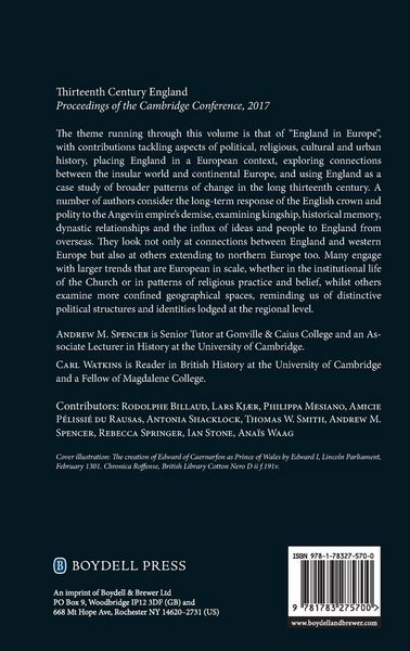 Produktbild: Thirteenth Century England XVII