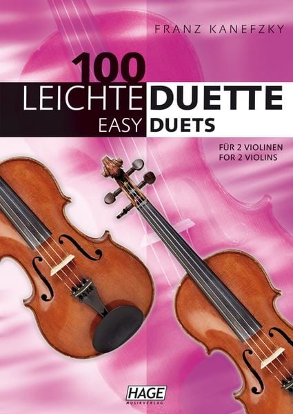 Produktbild: 100 leichte Duette f&uuml;r 2 Violinen