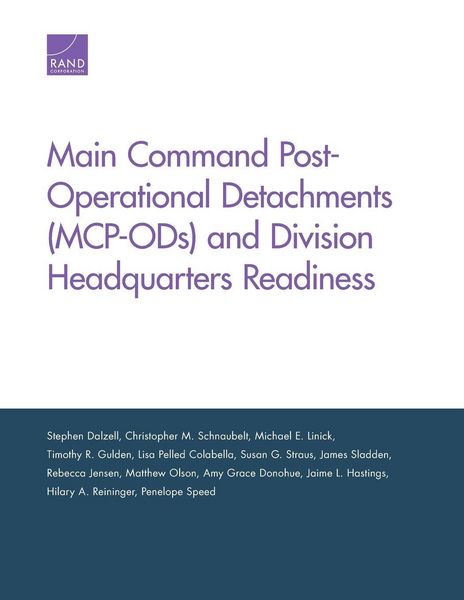 Produktbild: Main Command Post-Operational Detachments (McP-Ods) and Division Headquarters Readiness