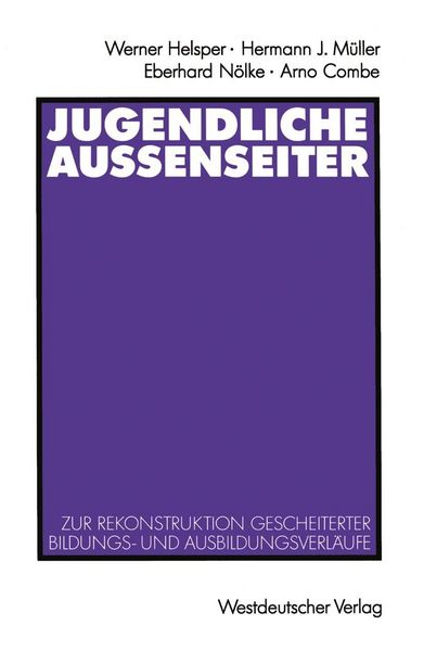 Produktbild: Jugendliche Au&szlig;enseiter