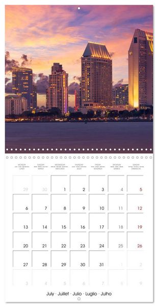 Produktbild: SAN DIEGO Coastal city with flair (Wall Calendar 2026 12 &times; 12 Inch) CALVENDO 12 Month Wall Calendar