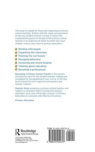 Produktbild: Becoming a Primary School Teacher