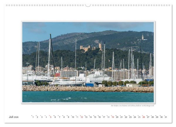 Produktbild: Emotionale Momente: Palma de Mallorca (Wandkalender 2026 DIN A2 quer), CALVENDO Monatskalender
