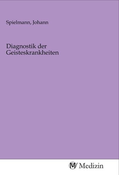 Produktbild: Diagnostik der Geisteskrankheiten