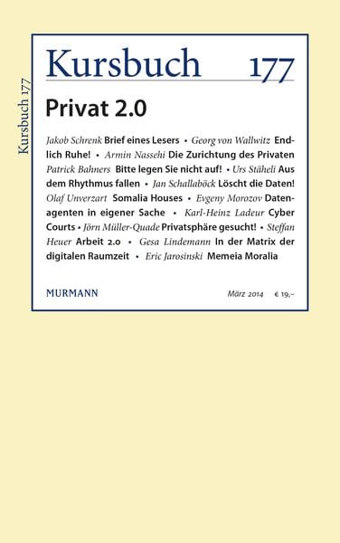 Produktbild: Kursbuch Nr. 177