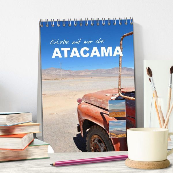 Produktbild: Erlebe mit mir die Atacama (Tischkalender 2026 DIN A5 hoch), CALVENDO Monatskalender