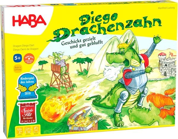 Diego Drachenzahn. Kinderspiel des Jahres 2010