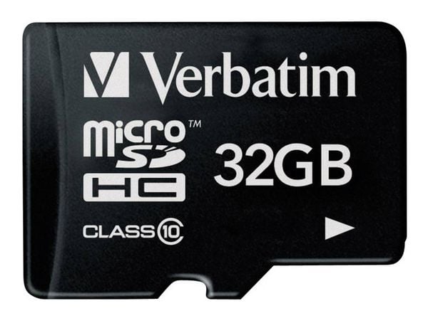 Produktbild: Verbatim Premium microSDHC-Karte 32 GB Class 10