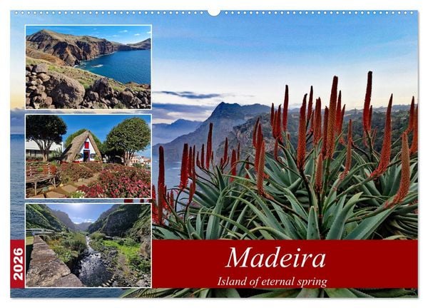 Produktbild: Madeira island of eternal spring (Wall Calendar 2026 DIN A2 landscape), CALVENDO 12 Month Wall Calendar