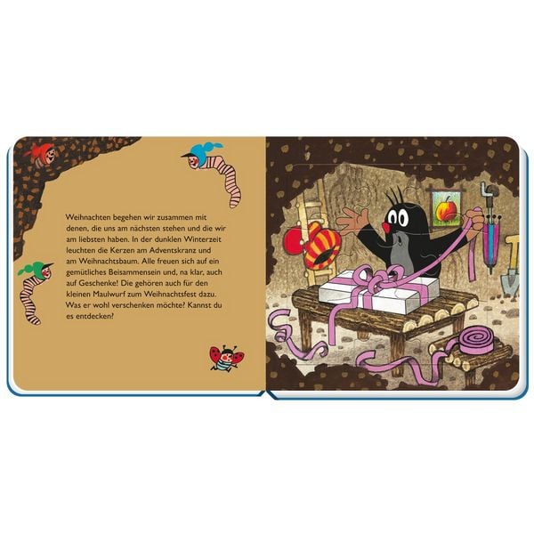 Produktbild: Tr&ouml;tsch Der kleine Maulwurf Puzzlebuch mit 4 Puzzle Weihnachten