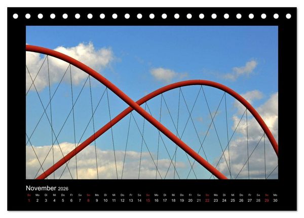 Produktbild: &Uuml;berraschend Anders Ruhrgebiet (Tischkalender 2026 DIN A5 quer), CALVENDO Monatskalender