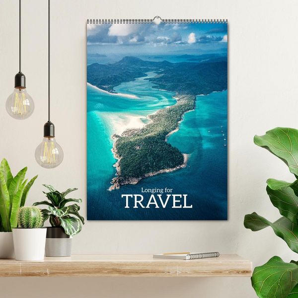 Produktbild: Longing for Travel (Wall Calendar 2026 DIN A2 portrait), CALVENDO 12 Month Wall Calendar