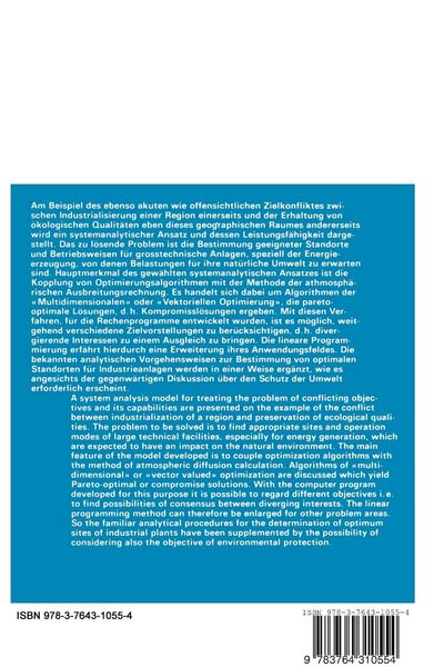 Produktbild: Multidimensionale Optimierung bei der Standortwahl von grosstechnischen Anlagen