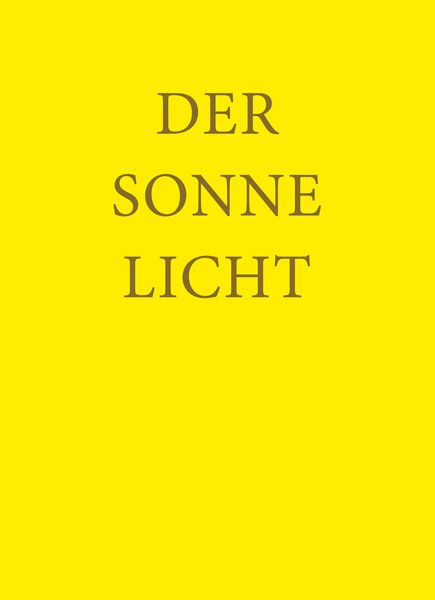 Produktbild: Der Sonne Licht