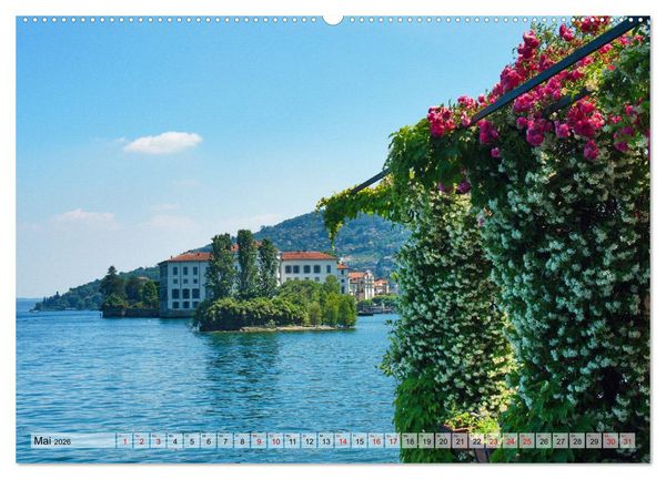 Produktbild: Isola dei Pescatori im Lago Maggiore (Wandkalender 2026 DIN A2 quer), CALVENDO Monatskalender