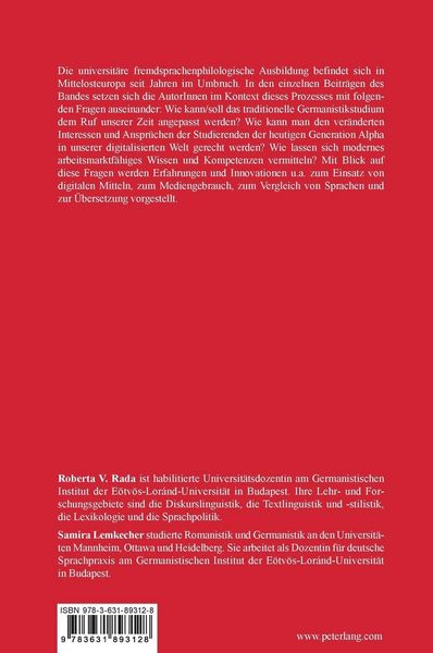 Produktbild: Interdisziplinarit&auml;t, Kompetenzorientiertheit und Digitalisierung als aktuelle Tendenzen und Herausforderungen in der Germanistik