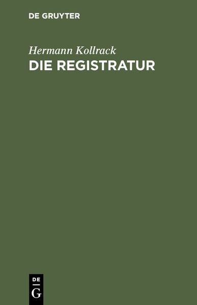 Produktbild: Die Registratur