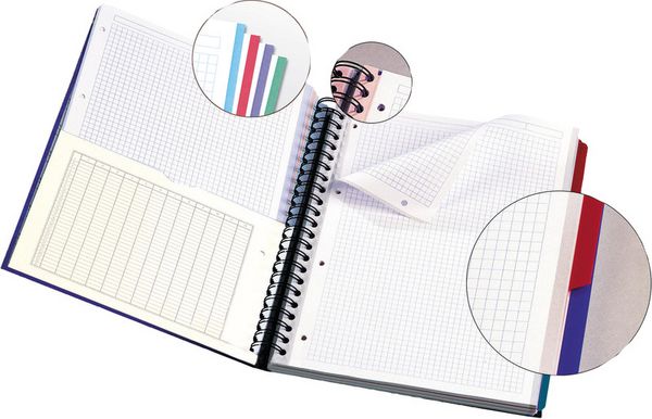 Produktbild: OXFORD Collegeblock Essentials European Book, A4+, 4 Loch 7 mm liniert 240 Seiten