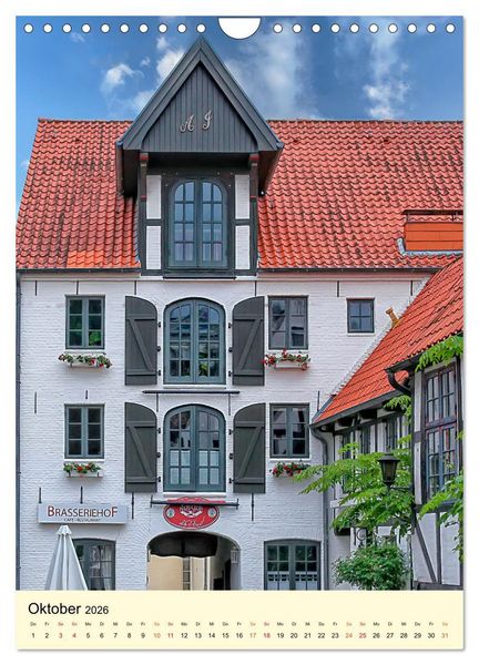 Produktbild: Flensburg - so bezaubernd (Wandkalender 2026 DIN A4 hoch), CALVENDO Monatskalender