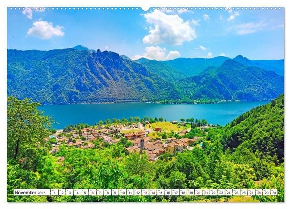Produktbild: Der Idrosee in der Lombardei (hochwertiger Premium Wandkalender 2027 DIN A2 quer), Kunstdruck in Hochglanz
