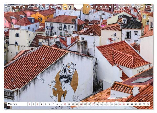 Produktbild: Bezauberndes Lissabon (Wandkalender 2026 DIN A4 quer), CALVENDO Monatskalender