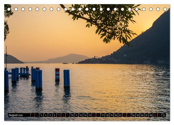 Produktbild: Romantischer Lago d'Iseo (Tischkalender 2026 DIN A5 quer), CALVENDO Monatskalender