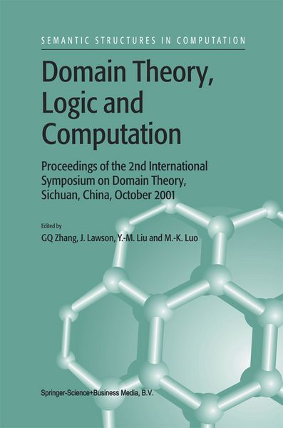 Produktbild: Domain Theory, Logic and Computation