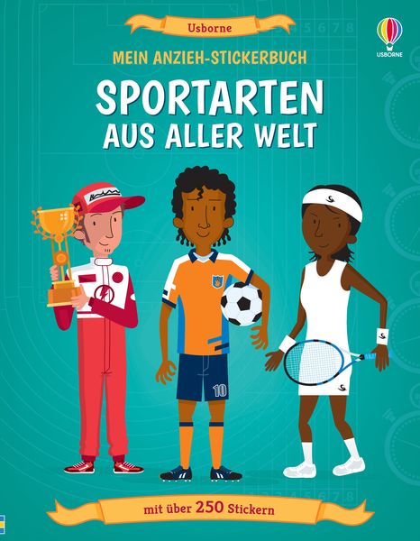 Mein Anzieh-Stickerbuch: Sportarten aus aller Welt, Taschenbuch von , Usborne, 9781035701421