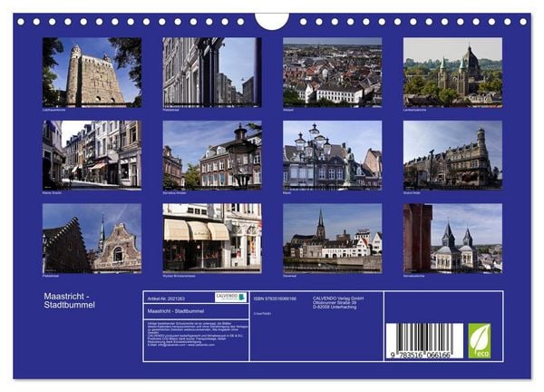 Produktbild: Maastricht - Stadtbummel (Wandkalender 2026 DIN A4 quer), CALVENDO Monatskalender