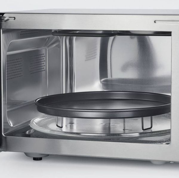 Produktbild: Severin MW 7774 Mikrowelle Edelstahl (geb&uuml;rstet), Silber 900 W Grillfunktion, mit Pizzafunktion, Hei&szlig;luft-Funktion
