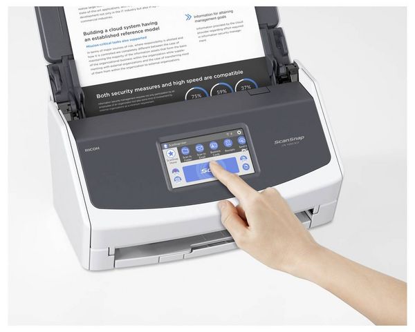 Produktbild: Fujitsu ScanSnap iX1600 Duplex-Dokumentenscanner A4 600 x 600 40 Seiten/min USB, WLAN 802.11 b/g/n