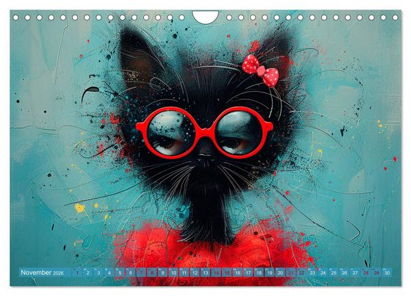 Produktbild: Miau-velous Momente (Wandkalender 2026 DIN A4 quer), CALVENDO Monatskalender