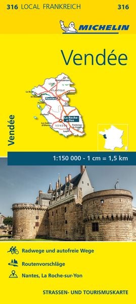 Produktbild: Michelin Localkarte Vendee
