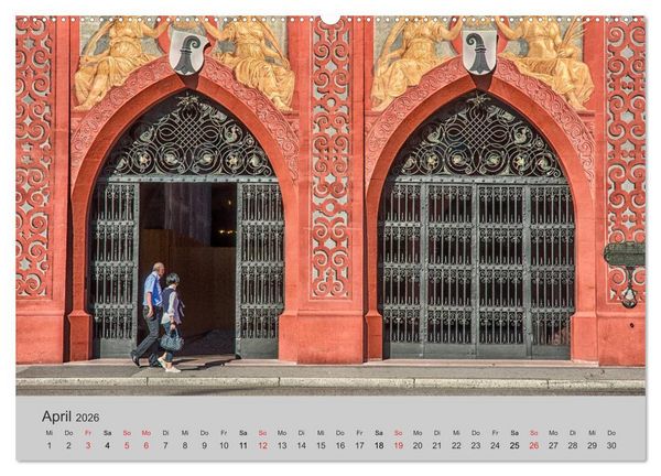 Produktbild: Basel, eine Stadt am Rhein (Wandkalender 2026 DIN A2 quer), CALVENDO Monatskalender