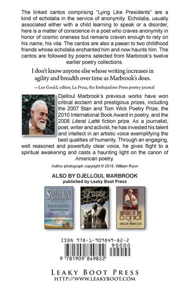 Produktbild: Lying like presidents: New and selected poems 2001-2019