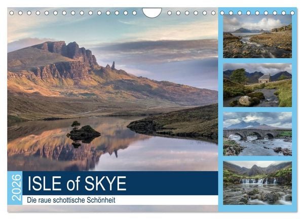 Isle of Skye, die raue schottische Schönheit (Wandkalender 2026 DIN A4 quer), CALVENDO Monatskalender