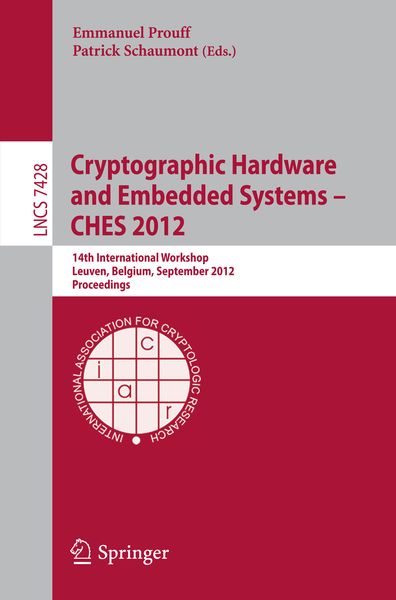 Produktbild: Cryptographic Hardware and Embedded Systems -- CHES 2012