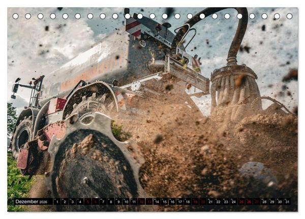 Produktbild: Agrartechnik (Tischkalender 2026 DIN A5 quer), CALVENDO Monatskalender