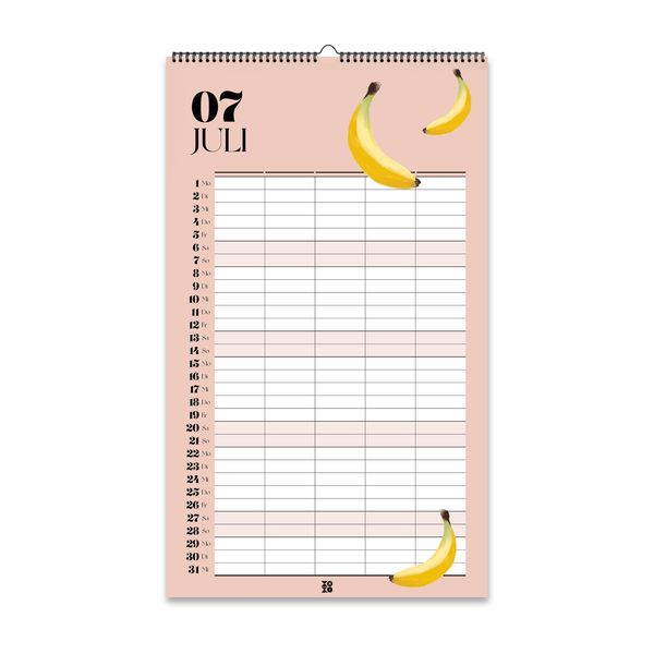Design Familienkalender 2024 "Fresh Fruits"