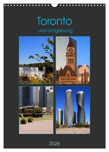 Produktbild: Toronto und Umgebung (Wandkalender 2026 DIN A3 hoch), CALVENDO Monatskalender