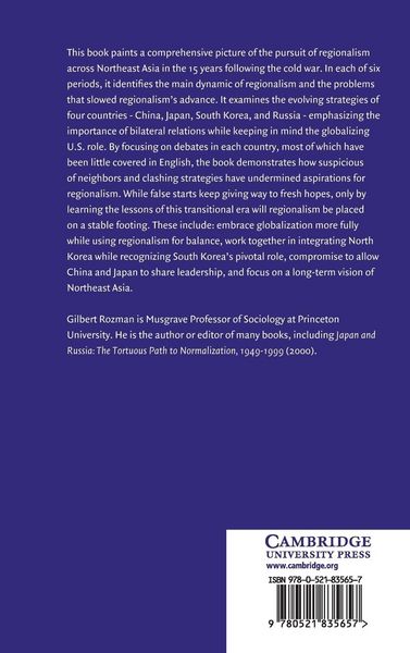 Produktbild: Northeast Asia's Stunted Regionalism