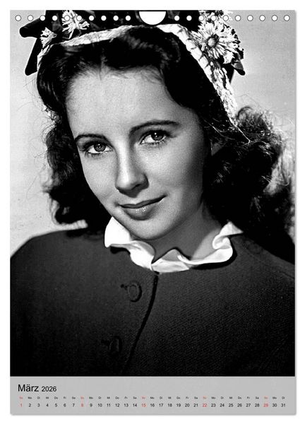 Produktbild: Elizabeth Taylor (Wandkalender 2026 DIN A4 hoch), CALVENDO Monatskalender