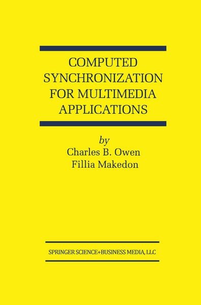 Produktbild: Computed Synchronization for Multimedia Applications