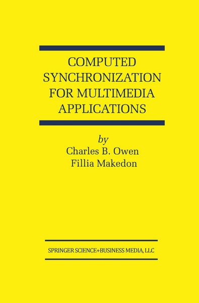 Produktbild: Computed Synchronization for Multimedia Applications