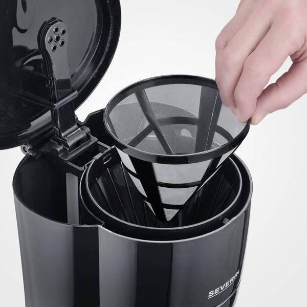 Produktbild: Severin 4320 Kaffeemaschine Schwarz Fassungsverm&ouml;gen Tassen=10 Glaskanne, Warmhaltefunktion