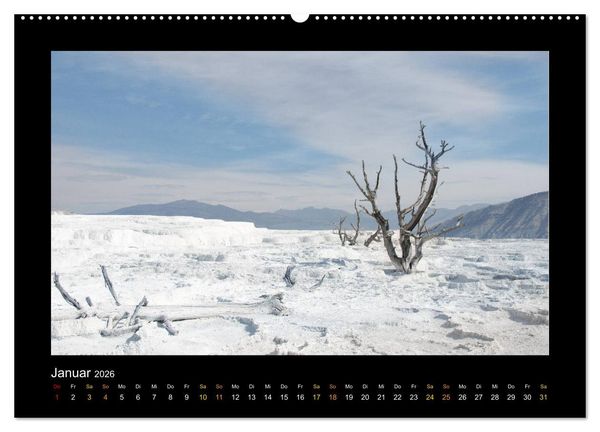 Produktbild: Yellowstone - Wunder der Natur (Wandkalender 2026 DIN A2 quer), CALVENDO Monatskalender