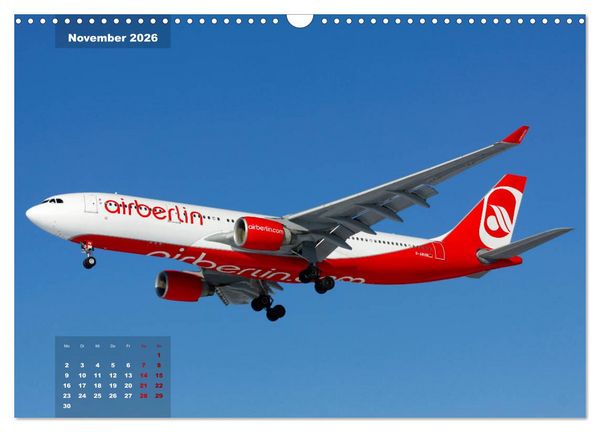 Produktbild: In Memoriam Air Berlin (Wandkalender 2026 DIN A3 quer), CALVENDO Monatskalender